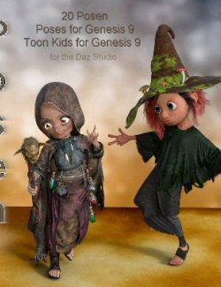 Toon Kids for Genesis 9 Posen