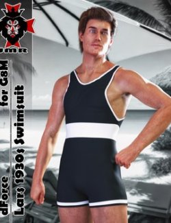 JMR dForce Lars 1930s Swimsuit for G8M