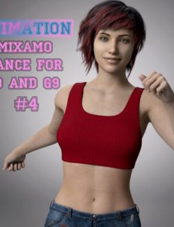 Animations. Mixamo Dance for G8 and G9 #4 Free