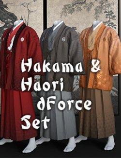 Hakama&Haori dForce Wardrobe Set for G8M and G9