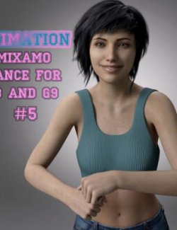 Animations. Mixamo Dance for G8 and G9 #5 Free