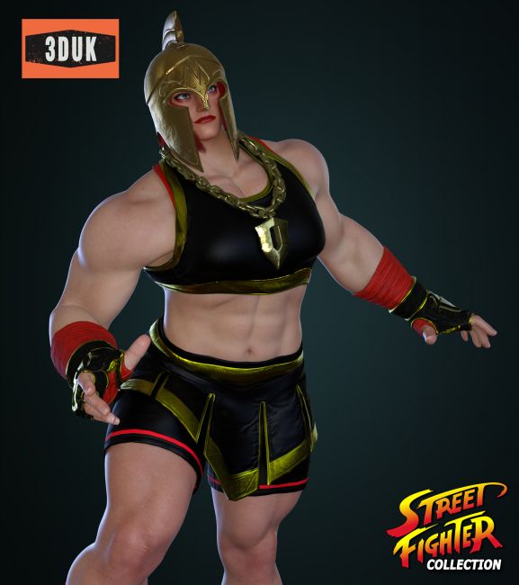 SF6 Zangief For G8M - Daz Content by 3DUK