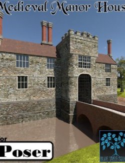 Medieval Manor House for Poser