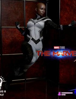 Marvel Monica Rambeau Photon Outfit for G8F