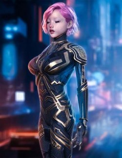 Futuristic Suit Outfit for Genesis 9