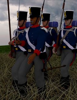 Prussian Line Infantry for Genesis 8 Male