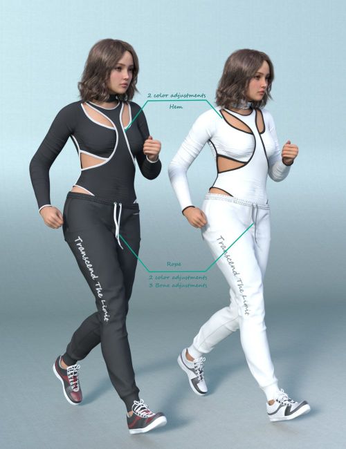 dForce MK Sports Outfit for Genesis 9