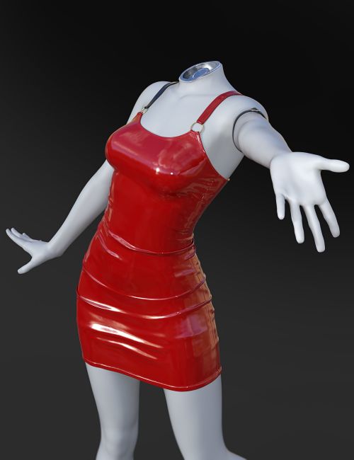 Daz Studio 3D dForce Futuristic Dress