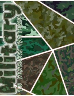 2D Military Seamless patterns