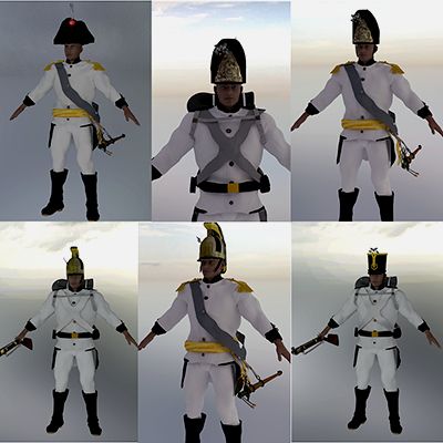 Steampunk Soldier Uniform for G8M