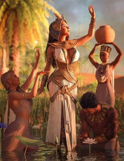 BW Cairo Grace Outfit For Genesis 9, Genesis 8, and 8.1 Female