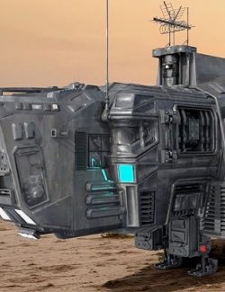 Cargo Space Freighter for DAZ