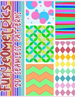 2D Fun Geometrics Seamless pattern