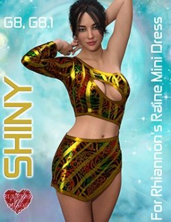 SIC Shiny for the Raine Mini Dress for G8xF