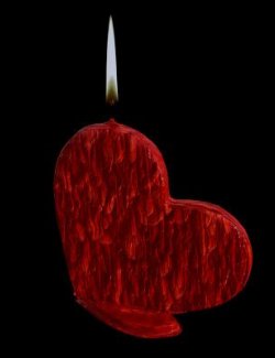 Heart Shaped Candle Set One