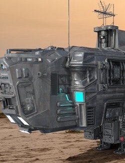 Cargo Space Freighter for DAZ