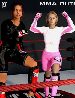 MMA Outfit for Genesis 8 & 9 Female
