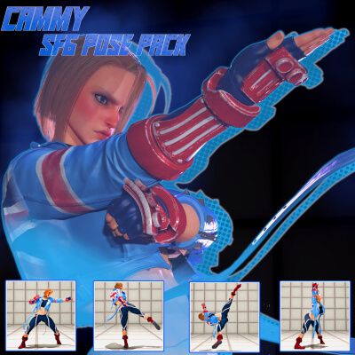Cammy SF6 Pose Pack Vol.2 (For GEN8 & 8.1 Females)