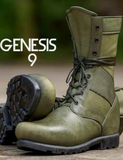 Slide3D Military Boots for G9