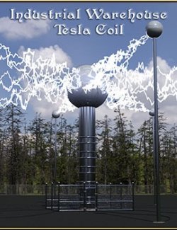 Industrial Warehouse Tesla Coil