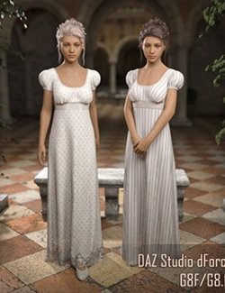 FRQ dForce: Regency Dress for G8F