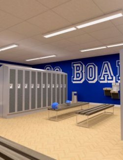 Football Team Locker Room