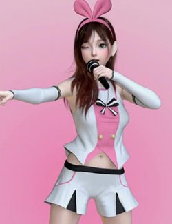 Kizuna AI - Singer Outfit for G8F