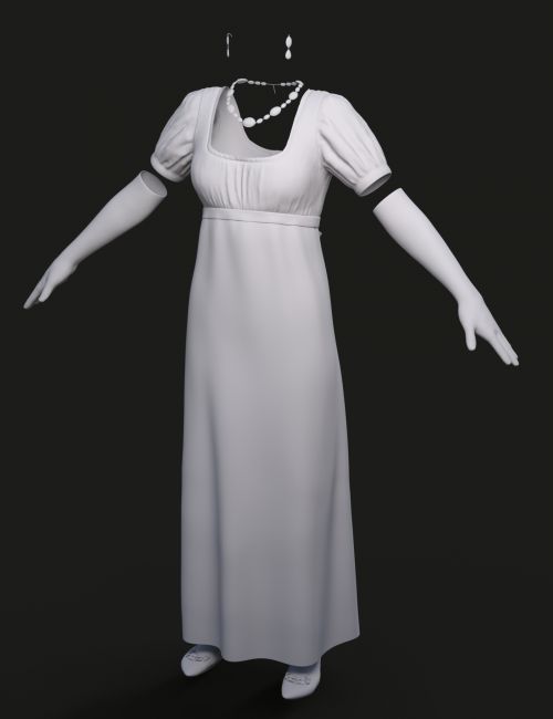 dForce Victorian Goth Outfit for Genesis 8 Female(s)