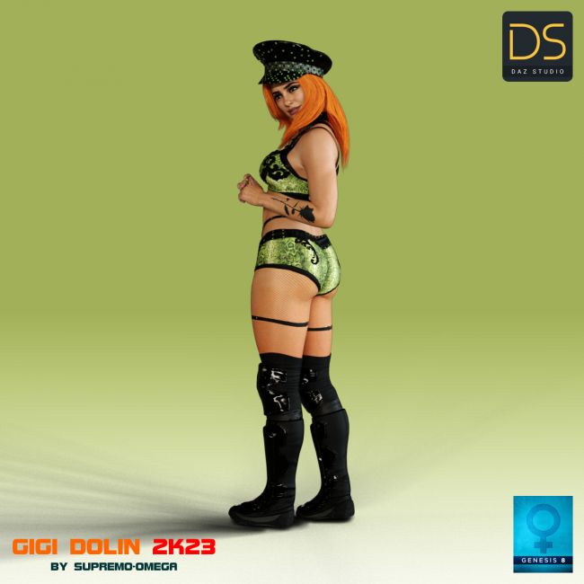 Gigi Dolin 2K23 for G8 Female  3d Models for Daz Studio and Poser