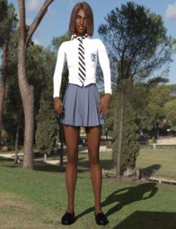 Saint Trinians for Genesis 8 and 8.1 Females with dForce