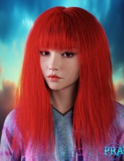 Prae-Chrissie Hair For G8/G9 Daz