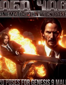 John Wick Genesis 9- Pose Pack