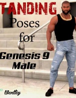 Standing Poses for Genesis 9 Male