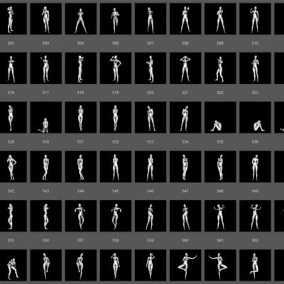 Click here to see preview images for "+1000 Varied Poses for G8F" +1000 Varied Poses for G8F