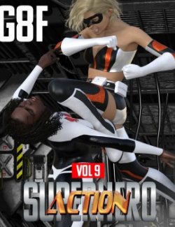 SuperHero Action for G8F Volume 9