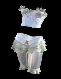 Materials for Shelf Lift Corset & Bloomers Victorian for G8F