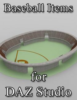 Baseball Items for DAZ Studio