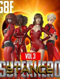 SuperHero Stance for G8F Volume 3