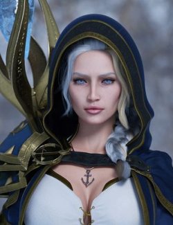 Lord Admiral Outfit for Genesis 8 Female