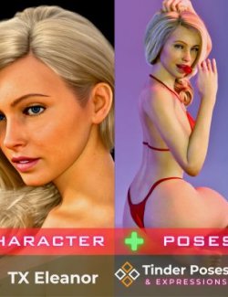 Eleanor Character and Tinder Poses 2 Mega Bundle