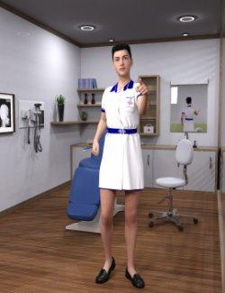 Nurse for Genesis 8 and 8.1 Females with dForce