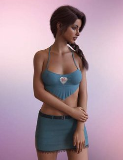 dForce Sweet Summer Breeze Outfit for Genesis 8 and 8.1 Females