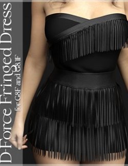 D-Force Fringed Dress for G8F and G8.1F