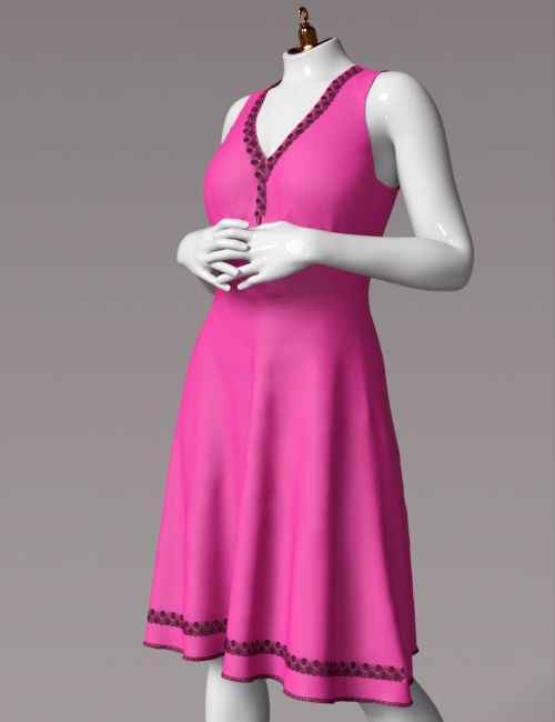 dForce Diana Nightie for Genesis 9, 8.1 and 8 Female | 3d Models for ...