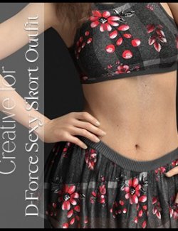 Creative for D-Force Sexy Skort Outfit