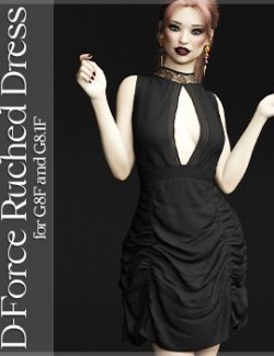 D-Force Ruched Dress for G8F and G8.1F