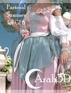 Arah3D Pastoral Summer D-force Outfit for G8F