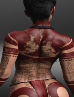 Japanese Bodysuit Tattoo for G8F by Serbere3D 2 by crender