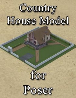 Country House Model for Poser