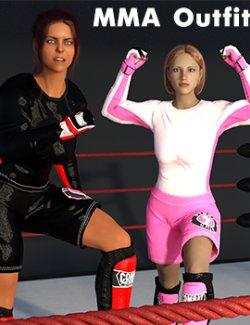 MMA Outfit for Genesis 8 & 9 Female